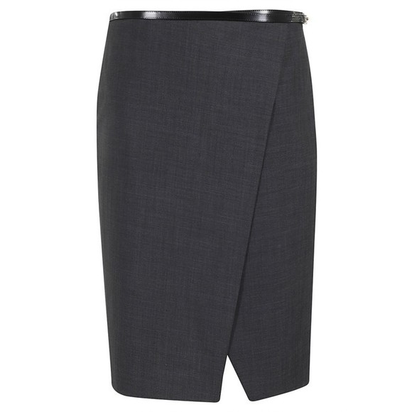 Philosophy Di Lorenzo Serafini Wrap-Around Wool-Blend Skirt - NWT - Picture 1 of 2